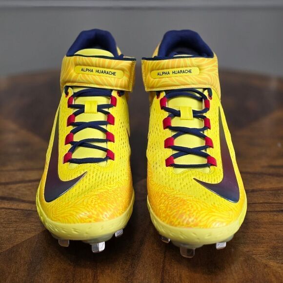 Nike Alpha Huarache Elite 4 Ronald Acuna Baseball Cleat Men\'s 14 Gold FZ3466-700 main image 10